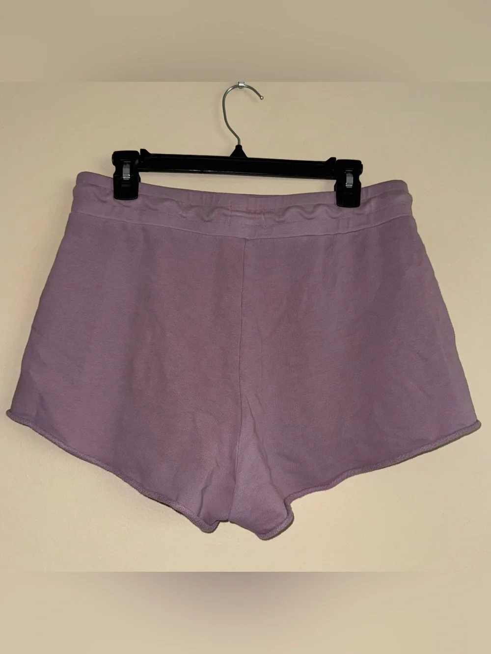 MATE The Label Purple Drawstring Organic Cotton Sweat Lounge Shorts Size M - Picture 4 of 6